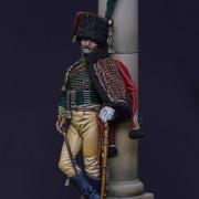 Capitaine des Chasseurs à Cheval de la Garde Impériale, 1814 (Pegaso Models, 75mm)