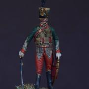 Major du 7° régiment de Hussard, 1806 (La Fortezza, 54mm)