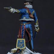 Chef d'escadrons du 13ème régiment de Hussards (Jérôme Napoléon), 1814 (Figurine Soldiers, 54mm)