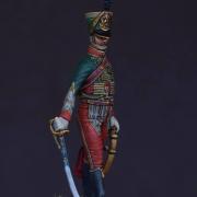 Major du 7° régiment de Hussard, 1806 (La Fortezza, 54mm)