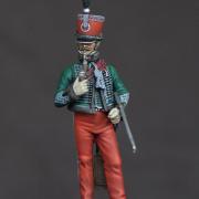 Capitaine du 8° régiment de Hussards, 1814 (Modification Métal Modèles / Atelier Maket, 54mm)