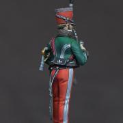 Capitaine du 8° régiment de Hussards, 1814 (Modification Métal Modèles / Atelier Maket, 54mm)