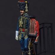Capitaine du 4ème régiment de Hussards, 1813 (Modification Roméo Models/Métal Modèles, 54mm)