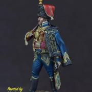 Capitaine du 6° régiment de Hussards, 1813 (Modification Marengo Model / Métal Modèles, 54mm)