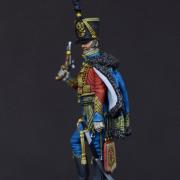 Chef d'escadrons du 9ème régiment de Hussards, 1813 (Modification Soldiers/Métal Modèles, 54mm)