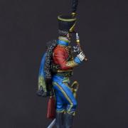 Chef d'escadrons du 9ème régiment de Hussards, 1813 (Modification Soldiers/Métal Modèles, 54mm)