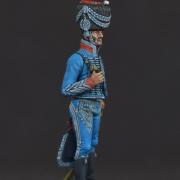 Chef d'escadrons du 10° régiment de Hussards, 1813 (Modification Figurinitaly, 54mm)