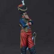 Lieutenant du 11ème régiment de Hussards, 1812 (Durendal, 54mm)