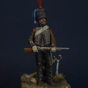 Hussard du 2° régiment, compagnie d'élite, 1813 (Metal modeles 54mm)