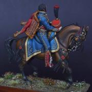 Capitaine du 4° régiment de Hussards, 1812