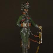Chef d'Escadron du 22ème régiment de Chasseurs à cheval, 1807 (metal Modeles 54mm)