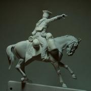 Trompette des chevaux légers lanciers du grand duc de Berg en Espagne 1808