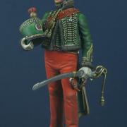 Lieutenant du 7ème Régiment de Hussards 1814