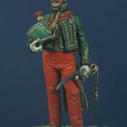 Lieutenant du 7ème Régiment de Hussards 1814